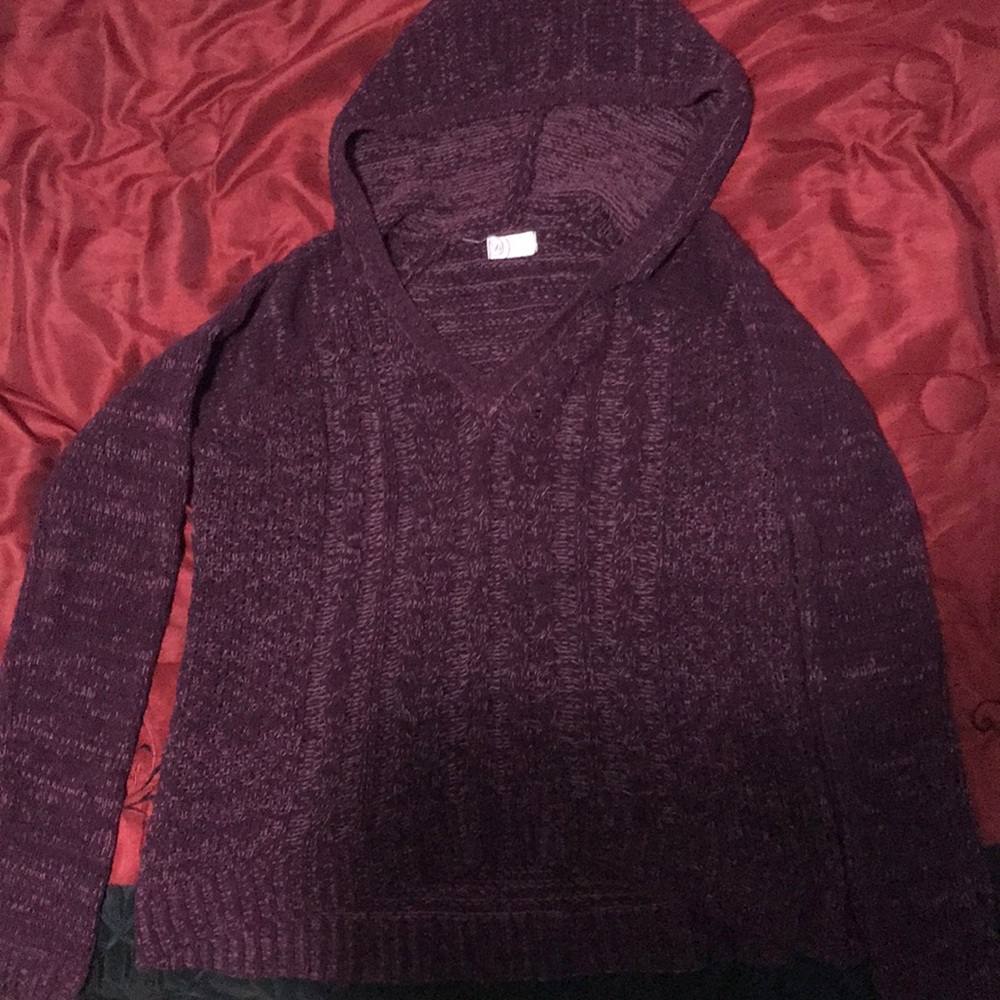 A V cardigan sweater